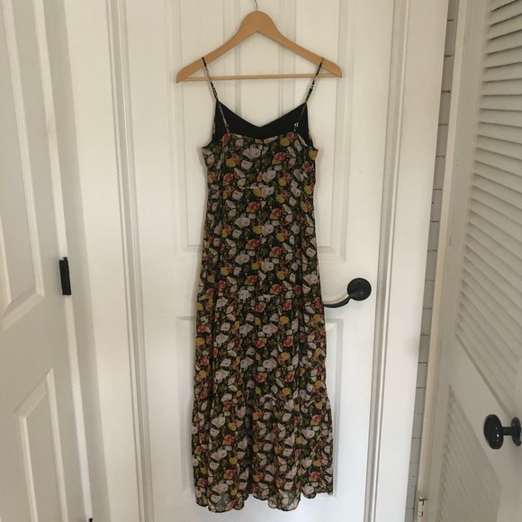 J. Crew Mercantile Sweet Pea Floral Maxi Dress Size 0 - Picture 8 of 13